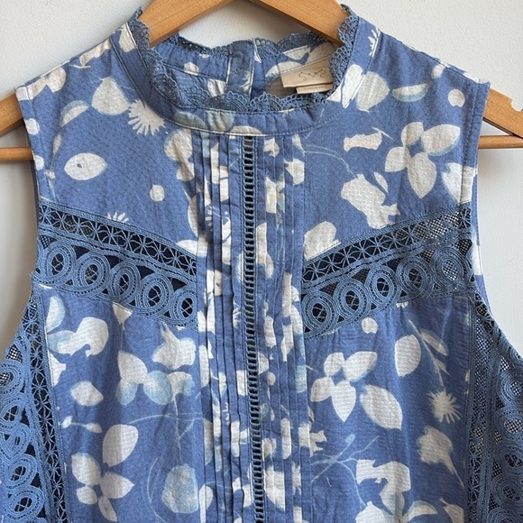 Anthropologie Vanessa Virginia Marissa Floral Top Size 12 - Picture 9 of 9